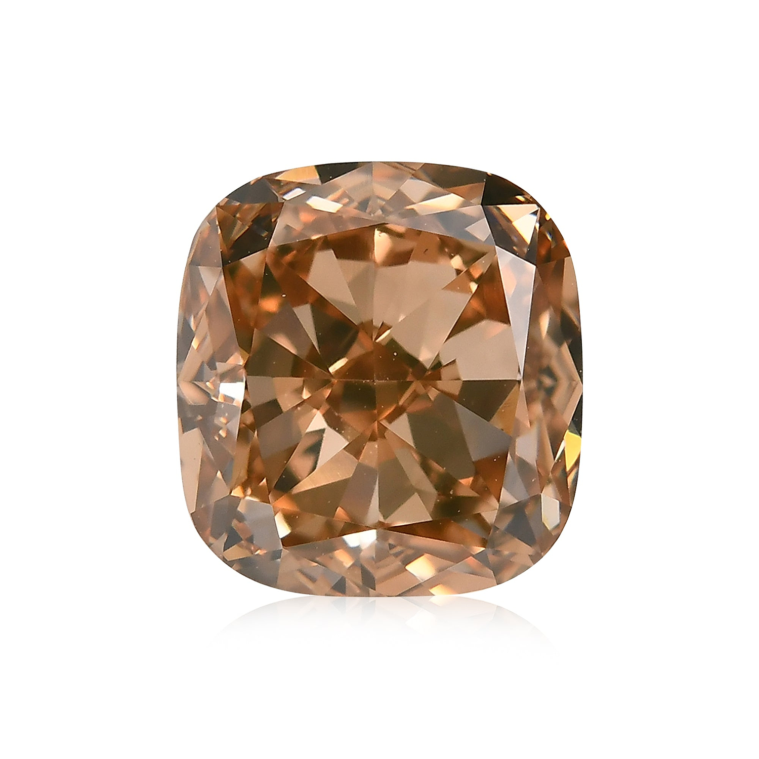 2.33 Carat Fancy Brown Yellow Cushion Diamond VS1 GIA