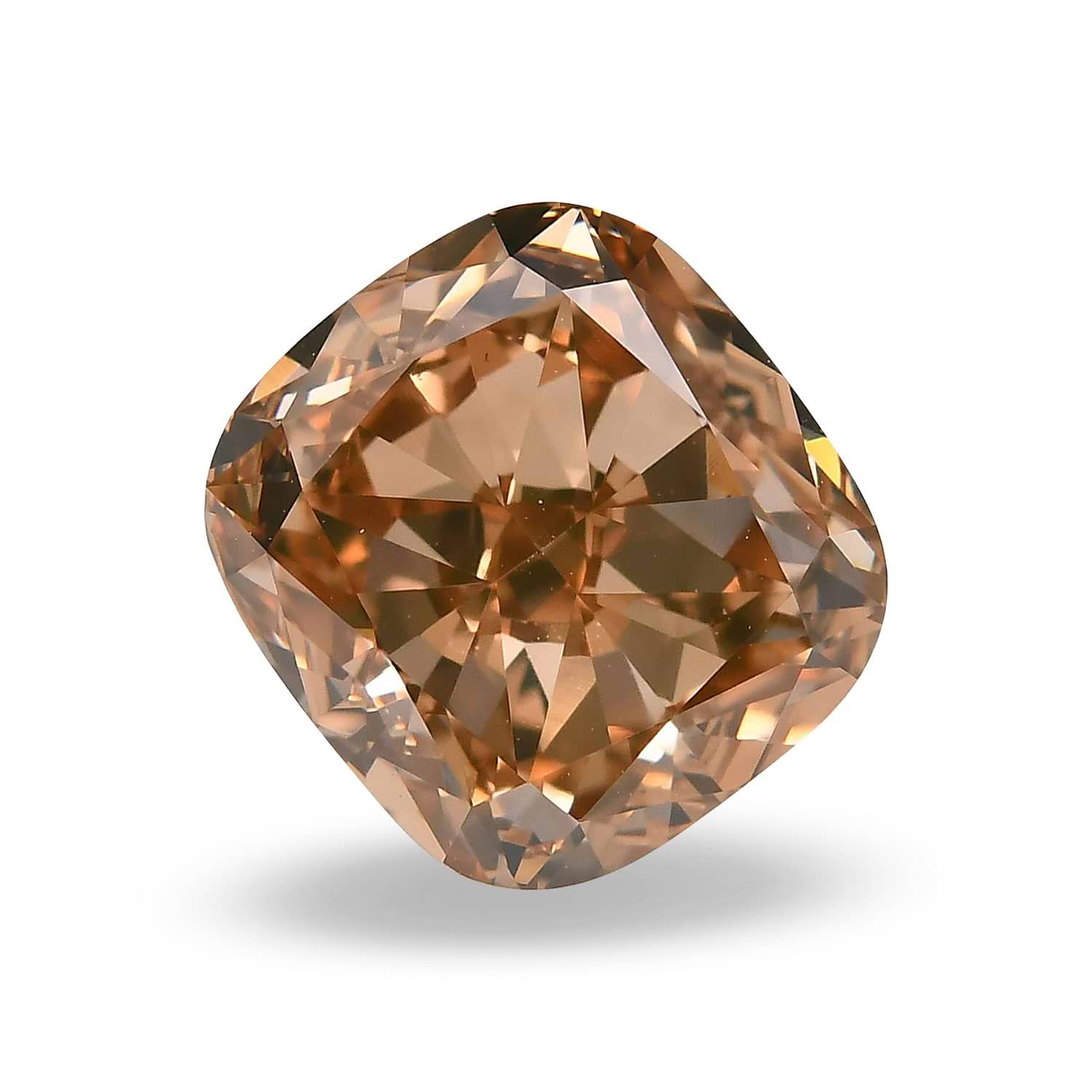 2.33 Carat Fancy Brown Yellow Cushion Diamond VS1 GIA