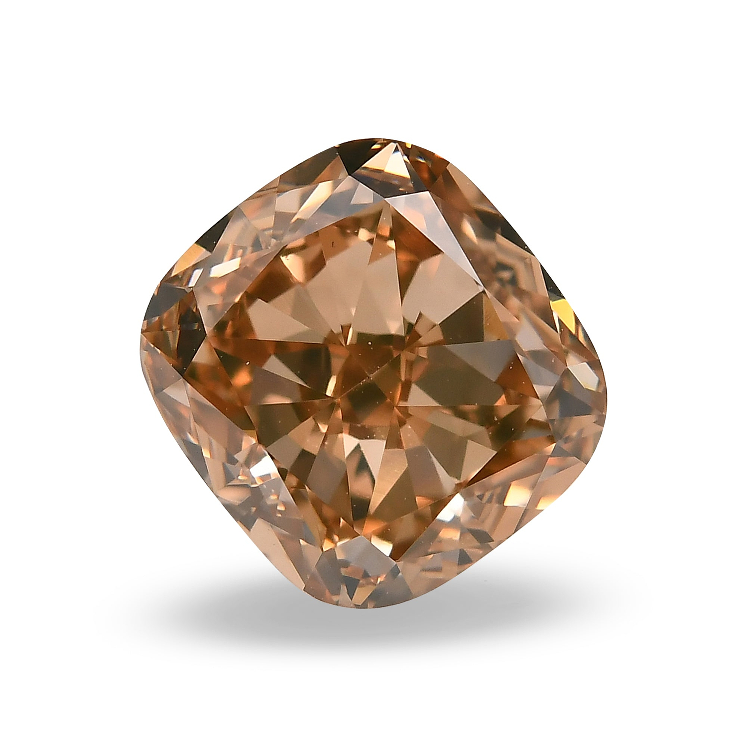 2.33 Carat Fancy Brown Yellow Cushion Diamond VS1 GIA