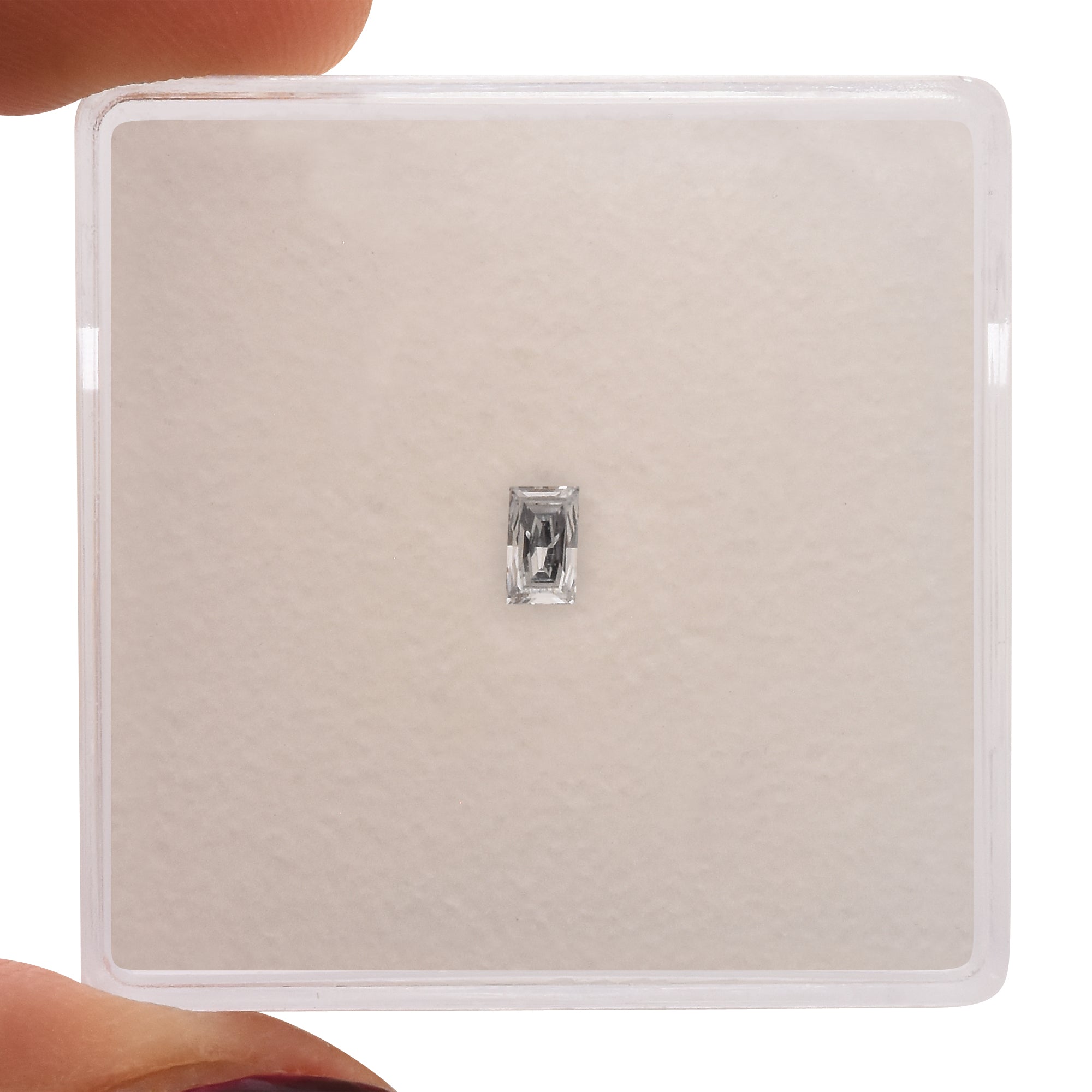 0.09 Carat Light Blue Emerald Diamond (VS1) GIA | LEIBISH