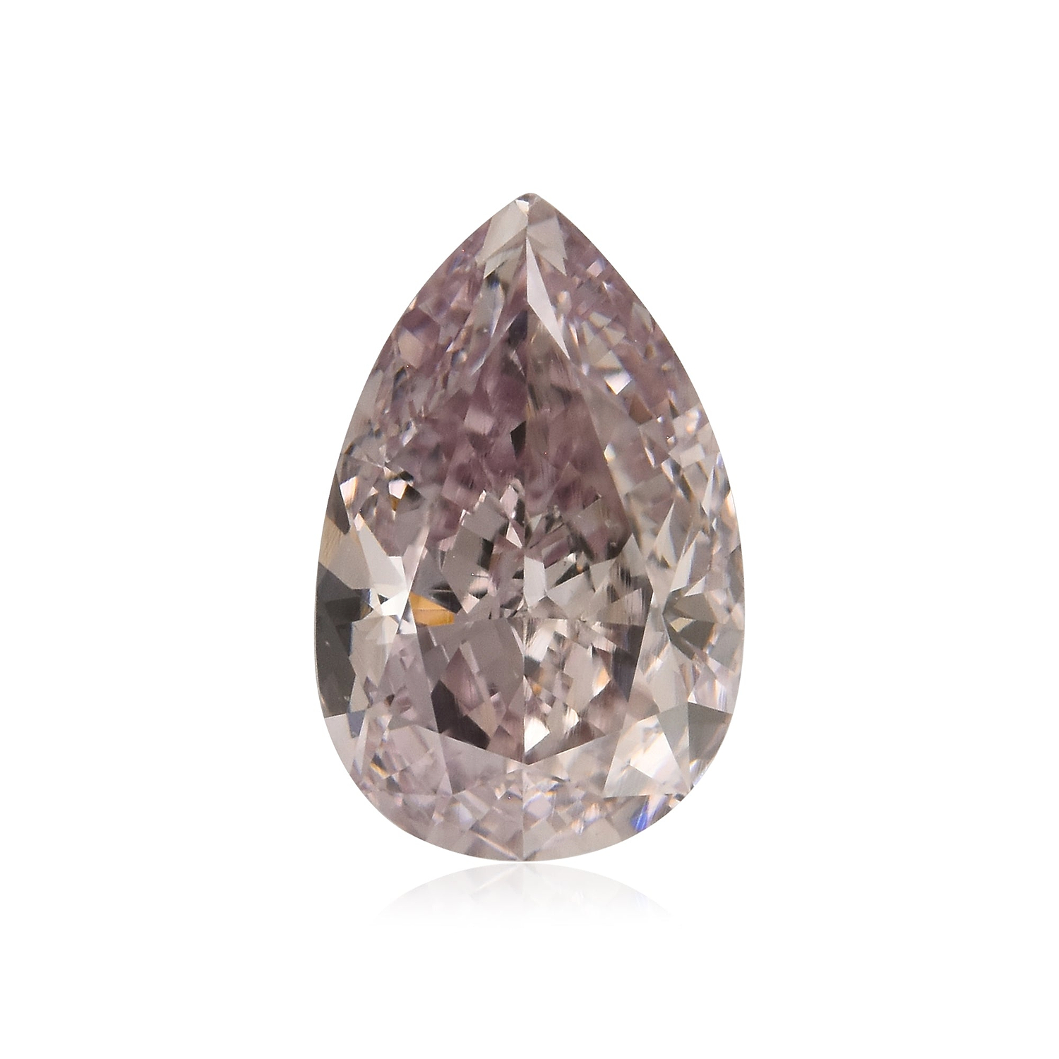 1.01 Carat Fancy Brownish Pink Pear Diamond VS1 GIA