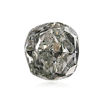 2.15 Carat Fancy Gray Green Cushion Diamond SI2 GIA