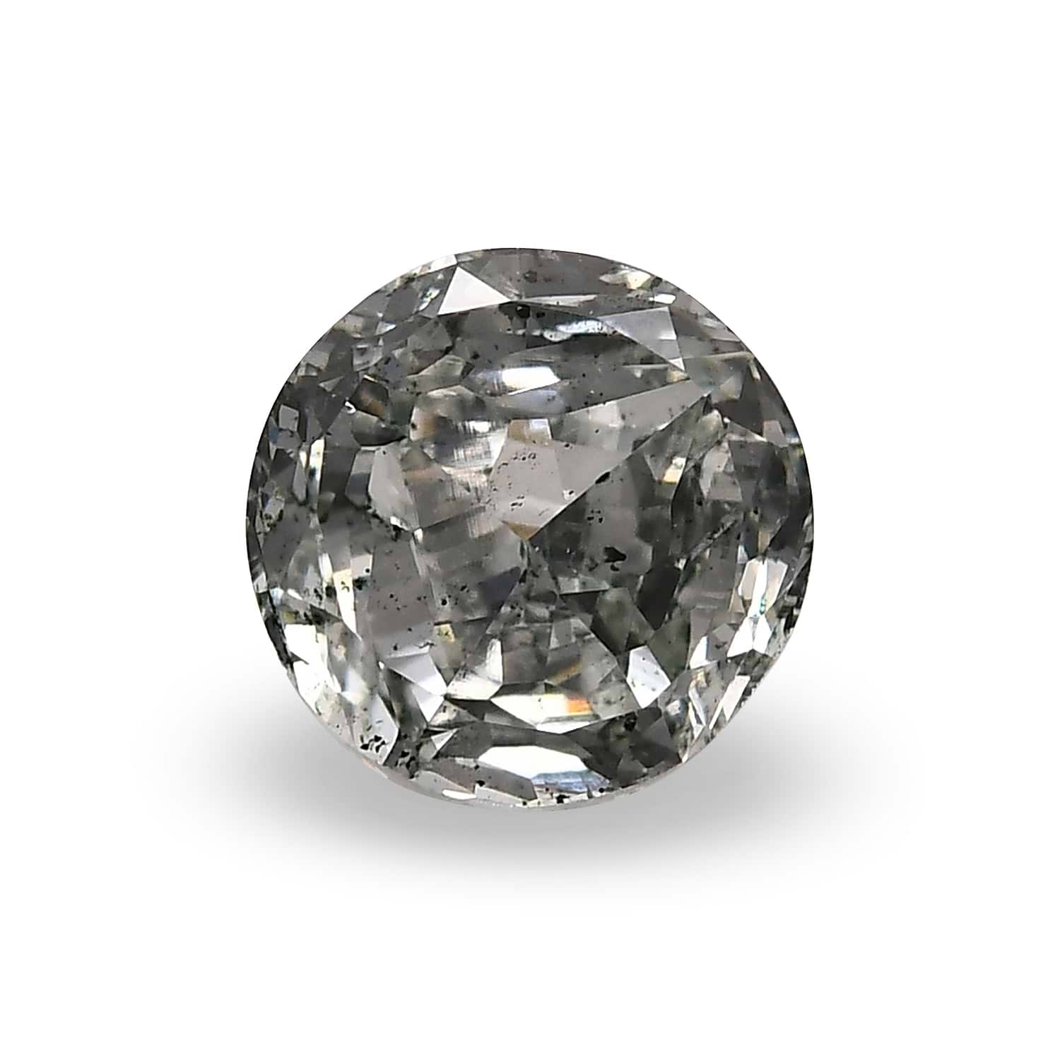 1.04 Carat Fancy Grayish Bluish Green Round Brillant Diamond SI1 GIA