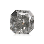 1.01 Carat Fancy Light Gray Radiant Diamond (I1) GIA