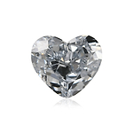 1.63 Carat Fancy Blue HEART Diamond IF GIA