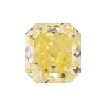 0.94 Carat Fancy Intense Yellow Radiant Diamond (I1) GIA