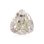 0.51 Carat Light Green Yellow Triangle Diamond SI1 GIA