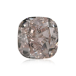0.66 Carat Fancy Light Pink Cushion Diamond VS2 GIA