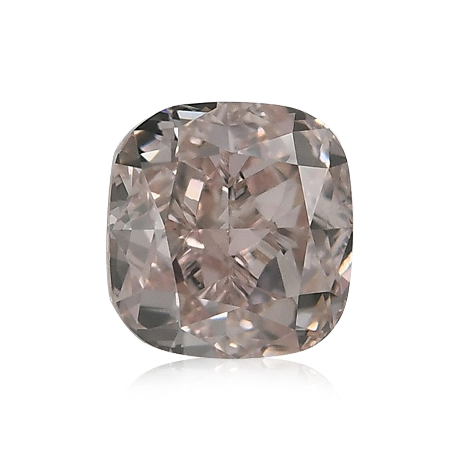 0.66 Carat Fancy Light Pink Cushion Diamond VS2 GIA