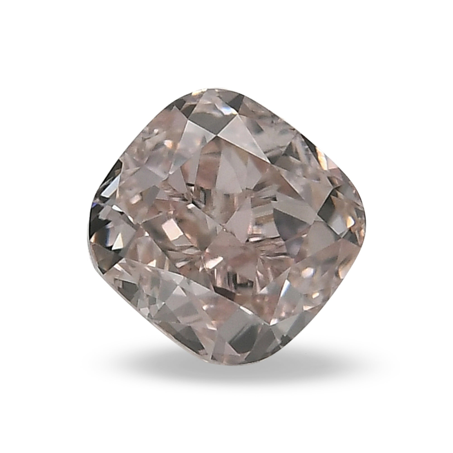 0.66 Carat Fancy Light Pink Cushion Diamond VS2 GIA