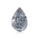0.82 Carat Fancy Intense Blue Pear Diamond VS1 GIA