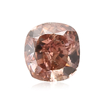 0.35 Carat Fancy Intense Pink Cushion Diamond I1 GIA