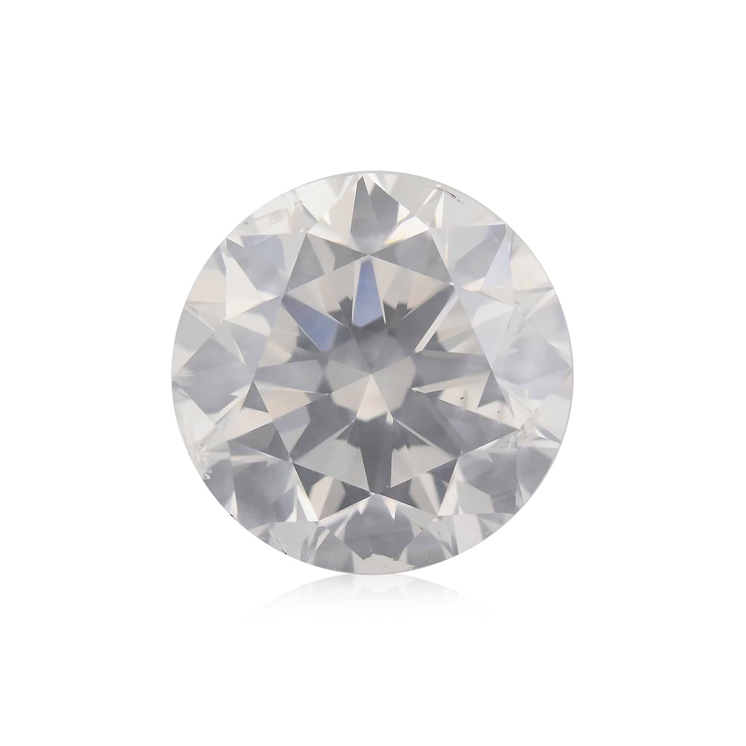 2.20 Carat Fancy White Round Brillant Diamond GIA