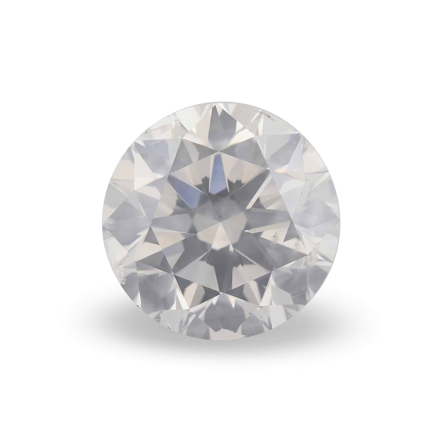 2.20 Carat Fancy White Round Brillant Diamond GIA