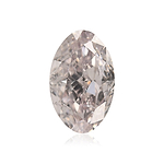 0.50 Carat Light Pink Oval Diamond SI2 GIA