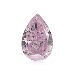 0.86 Carat Fancy Purple Pink Pear Diamond SI2 GIA