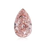 1.13 Carat Fancy Intense Orangy Pink Pear Diamond SI1 GIA