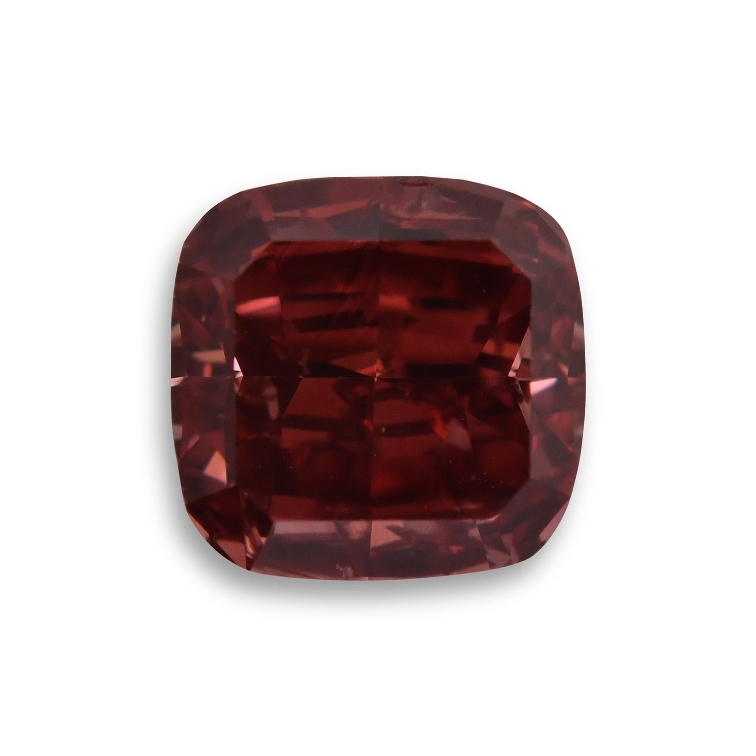 1.38 Carat Fancy Red Cushion Diamond SI2 GIA