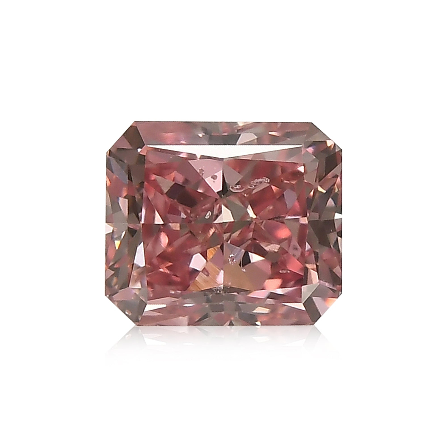 1.24 Carat Fancy Intense Pink Radiant Diamond SI2 GIA