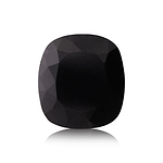 5.14 Carat Fancy Black Cushion Diamond  GIA