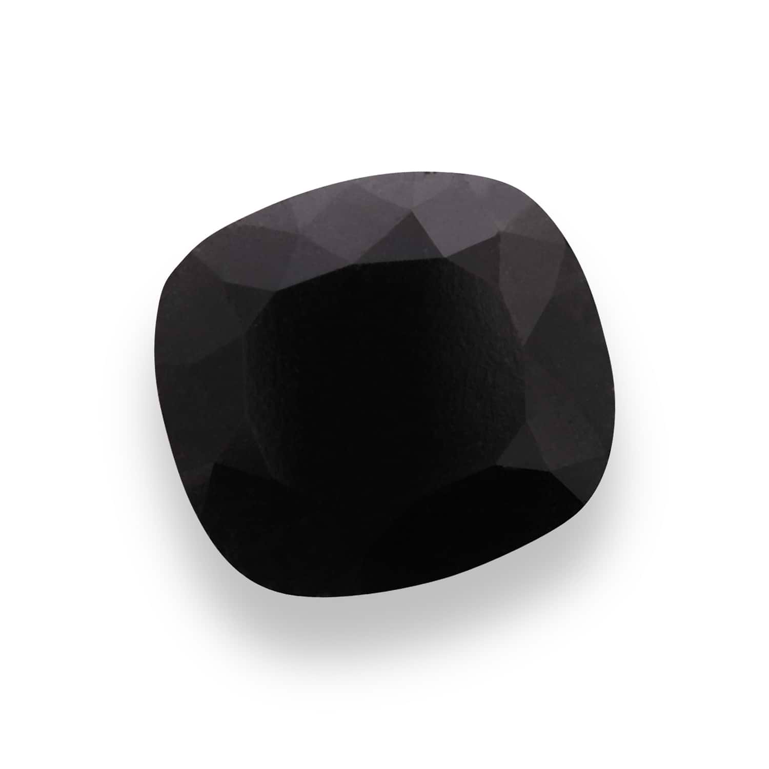 5.14 Carat Fancy Black Cushion Diamond GIA