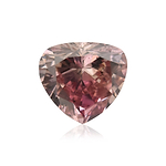 0.23 Carat Fancy Deep Pink HEART Diamond (SI1) GIA