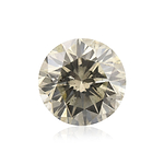 0.76 Carat Fancy Gray Round Brillant Diamond I1 GIA
