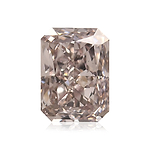 0.60 Carat Fancy Brownish Pink Radiant Diamond SI1 GIA