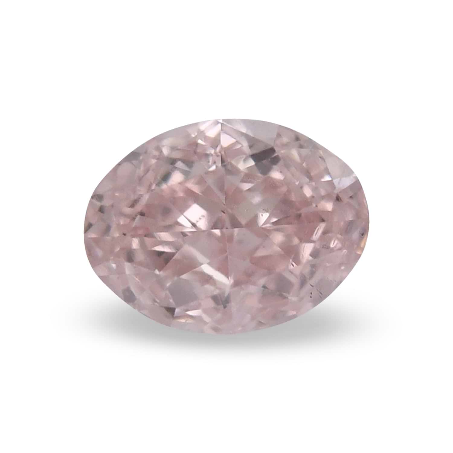 0.27 Carat Fancy Pink Oval Diamond SI1 GIA