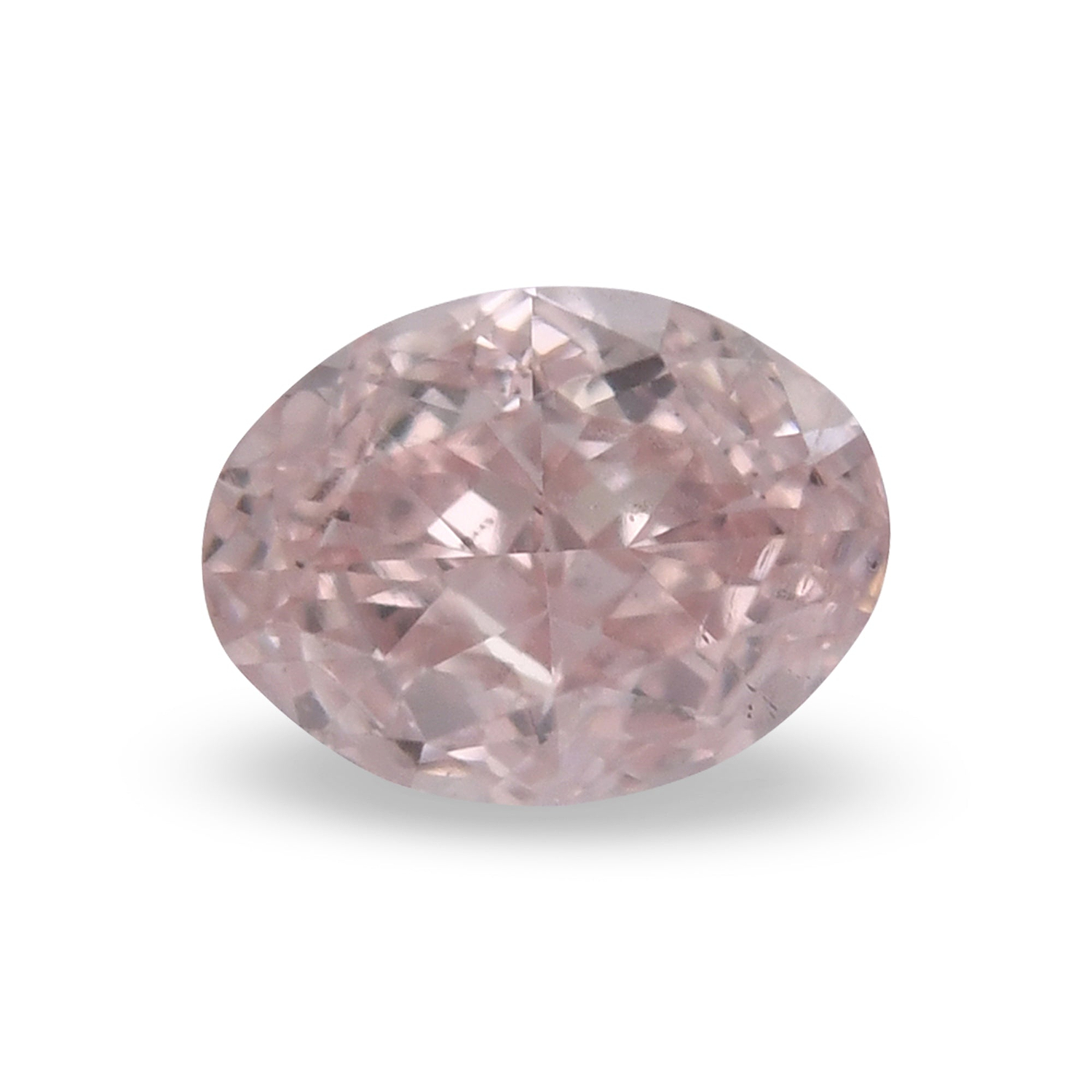 0.27 Carat Fancy Pink Oval Diamond SI1 GIA