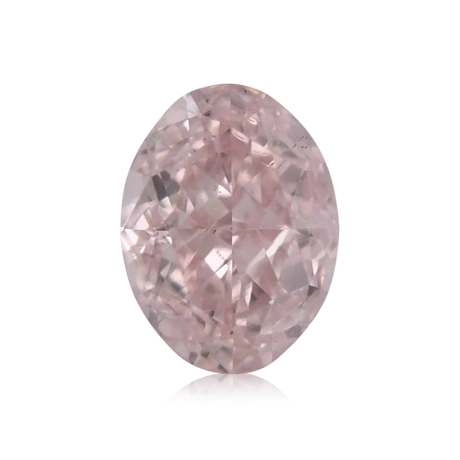 0.27 Carat Fancy Pink Oval Diamond SI1 GIA