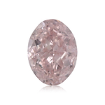 0.27 Carat Fancy Pink Oval Diamond SI1 GIA