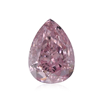 0.20 Carat Fancy Purplish Pink Pear Diamond SI1 GIA