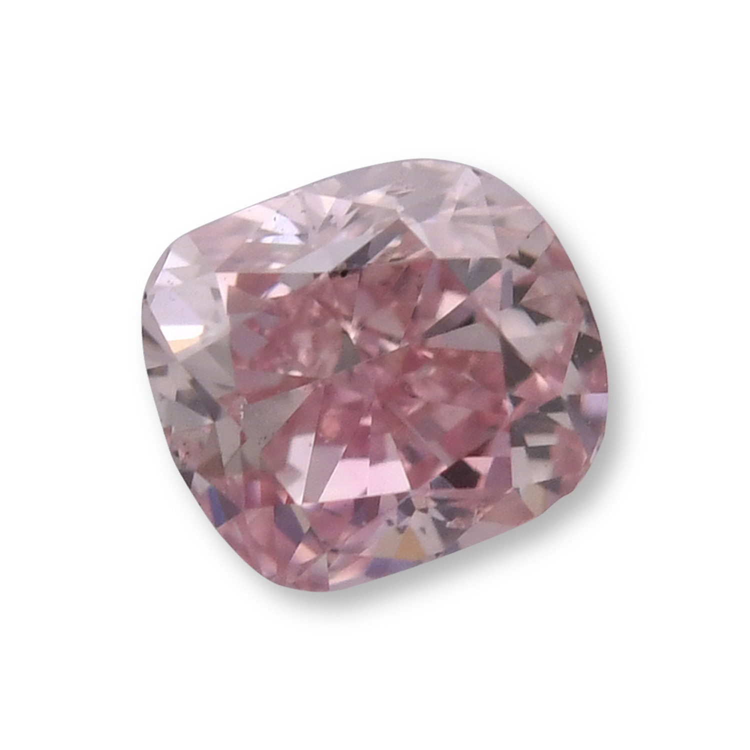 0.20 Carat Fancy Pink Cushion Diamond SI1 GIA