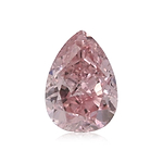 0.14 Carat Fancy Intense Pink Pear Diamond (SI2) GIA