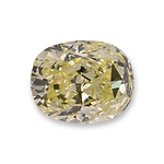 6.16 Carat Fancy Light Yellow Cushion Diamond SI2 GIA