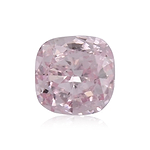 0.17 Carat Fancy Purplish Pink Cushion Diamond VVS1 GIA