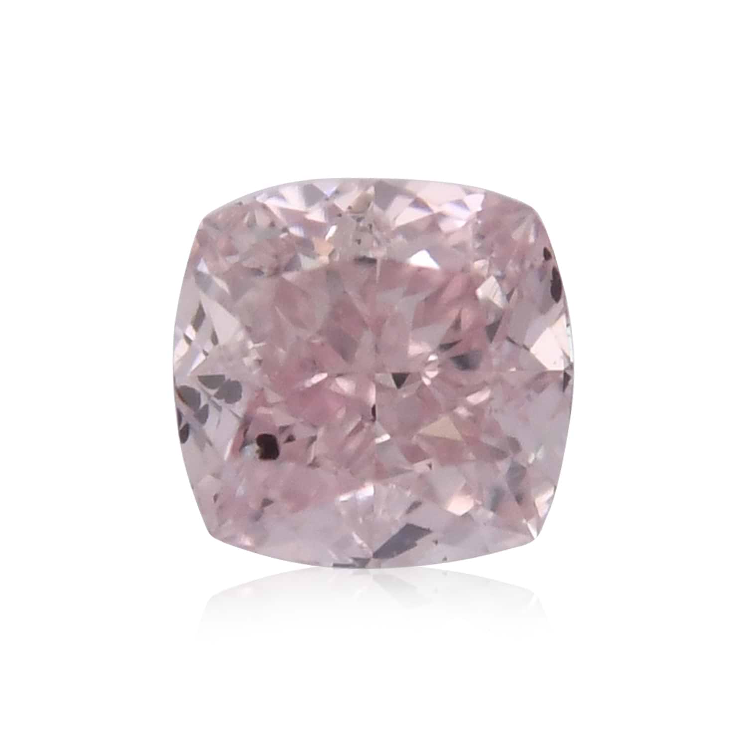 0.21 Carat Fancy Light Pink Cushion Diamond SI1 GIA