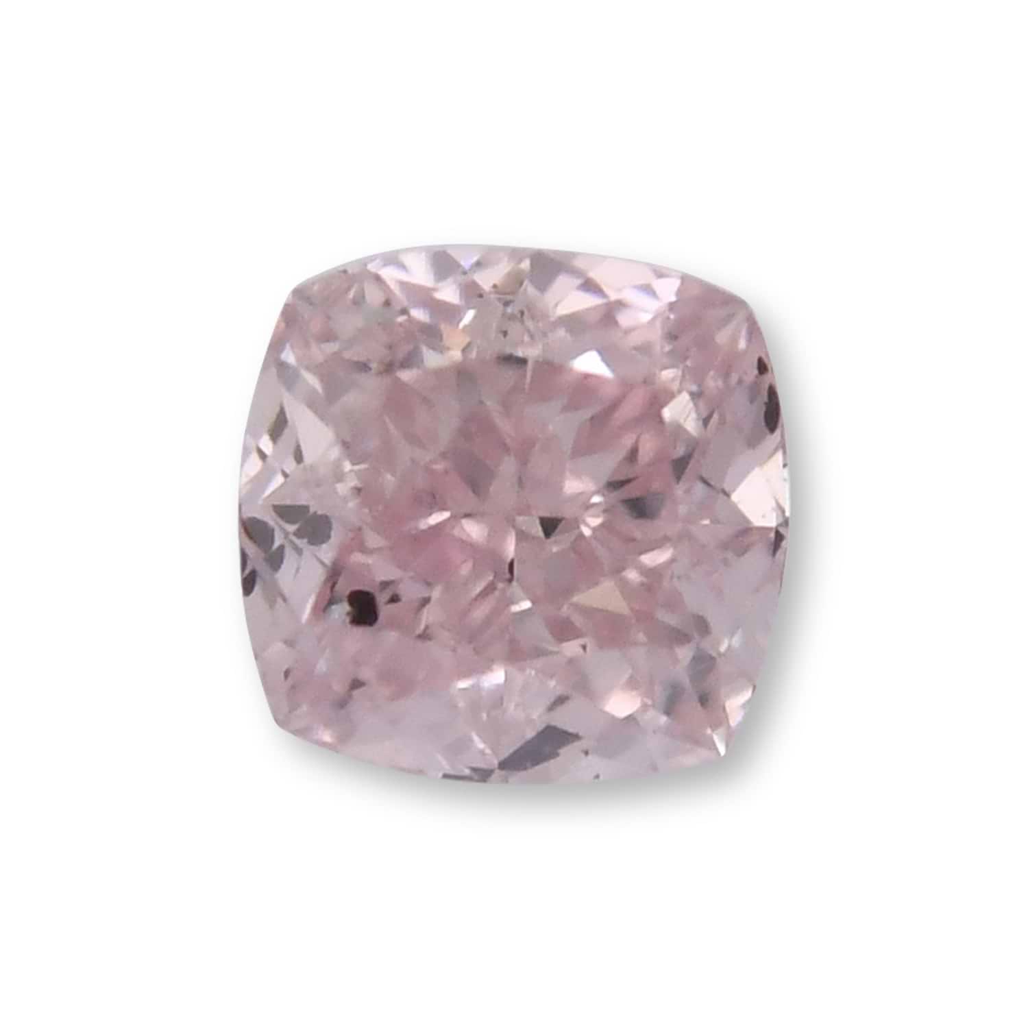 0.21 Carat Fancy Light Pink Cushion Diamond SI1 GIA