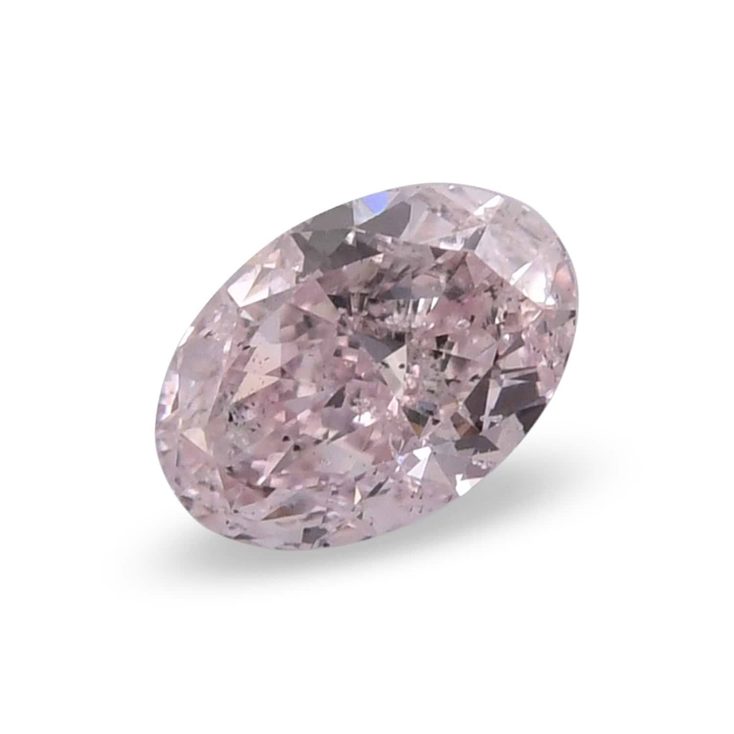 0.51 Carat Light Pink Oval Diamond SI2 GIA