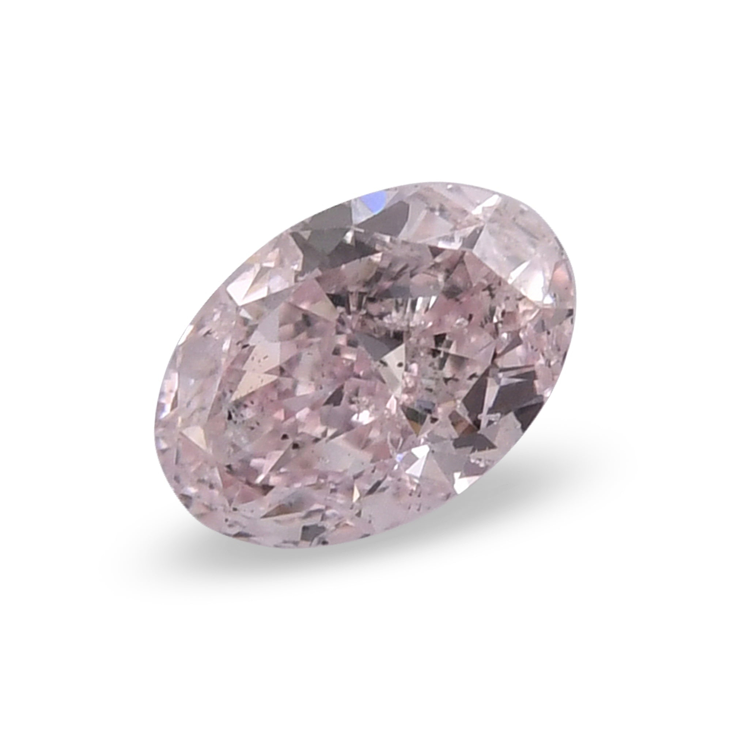 0.51 Carat Light Pink Oval Diamond SI2 GIA