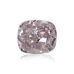 0.50 Carat Fancy Light Brown Pink Cushion Diamond SI1 GIA