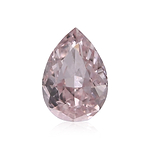 0.15 Carat Fancy Light Orangy Pink Pear Diamond SI1 GIA