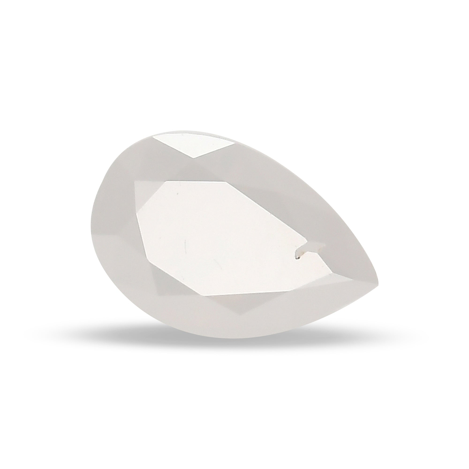 0.43 Carat Fancy White Pear Diamond  GIA