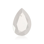 0.43 Carat Fancy White Pear Diamond  GIA
