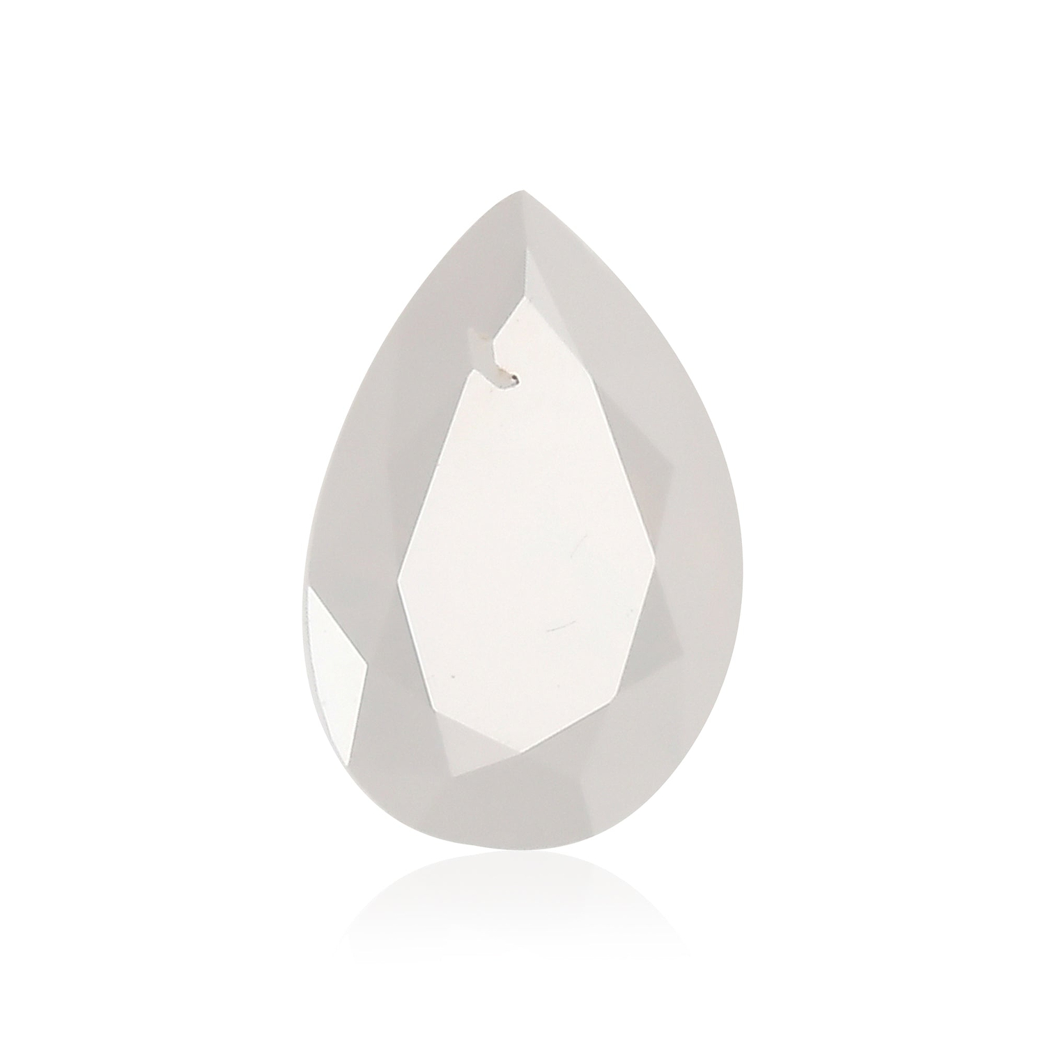 0.43 Carat Fancy White Pear Diamond  GIA