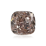 0.36 Carat Fancy Brown Pink Cushion Diamond SI1 GIA