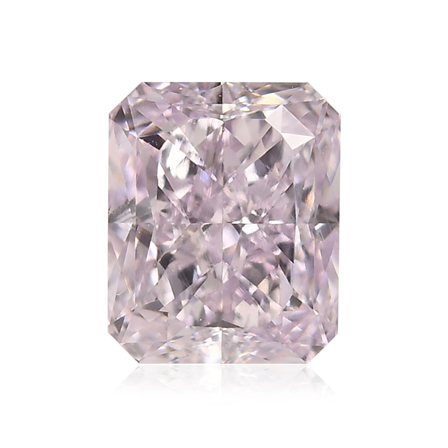1.05 Carat Fancy Pinkish Purple Radiant Diamond VS2 GIA