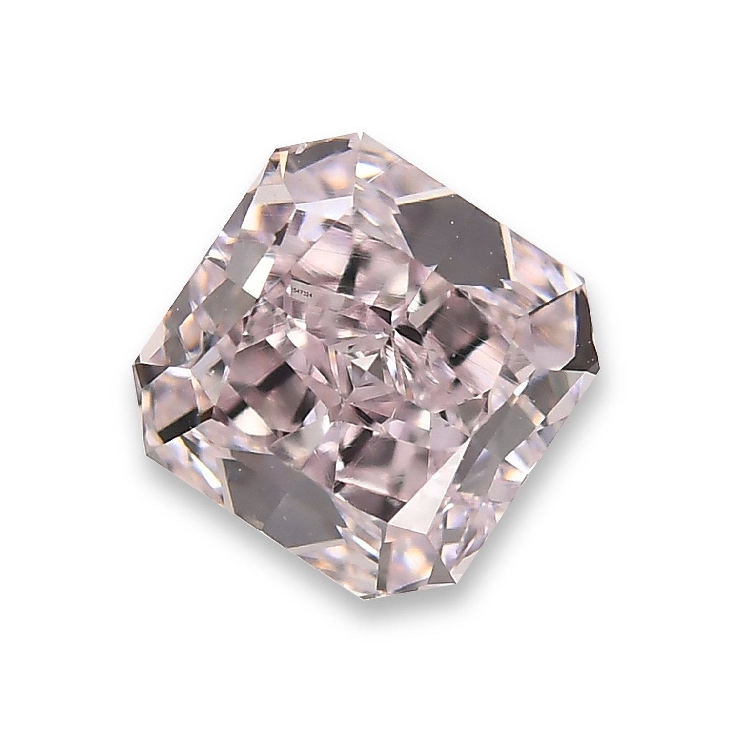 1.44 Carat Fancy Purplish Pink Radiant Diamond VS2 GIA
