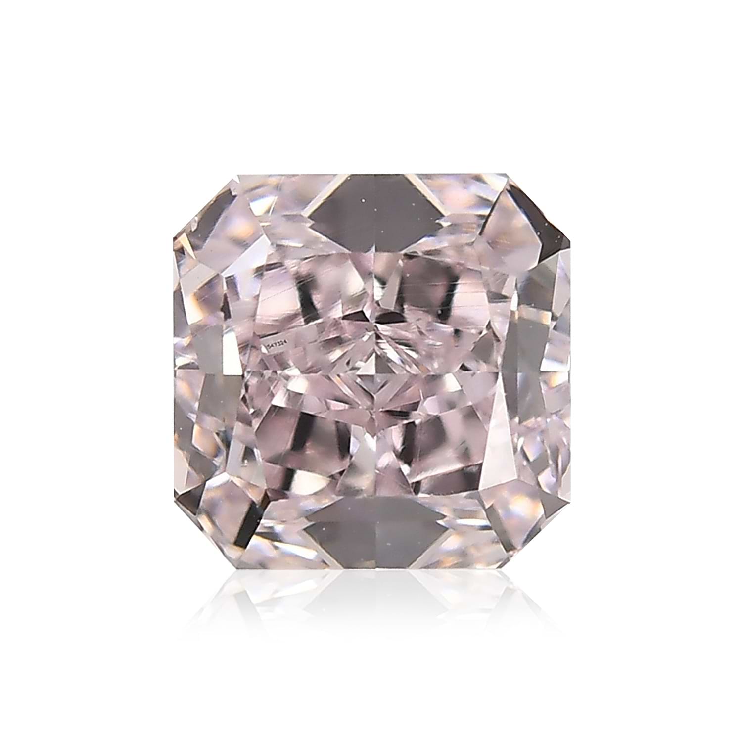 1.44 Carat Fancy Purplish Pink Radiant Diamond VS2 GIA
